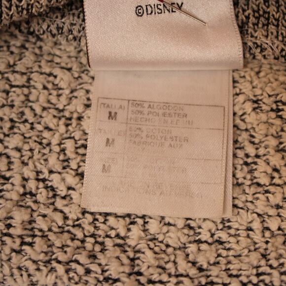 VTG 90's Disney Tigger Varsity Squad 1/4 Zip Mock Neck, Knit Sweater sz M - Picture 5 of 9